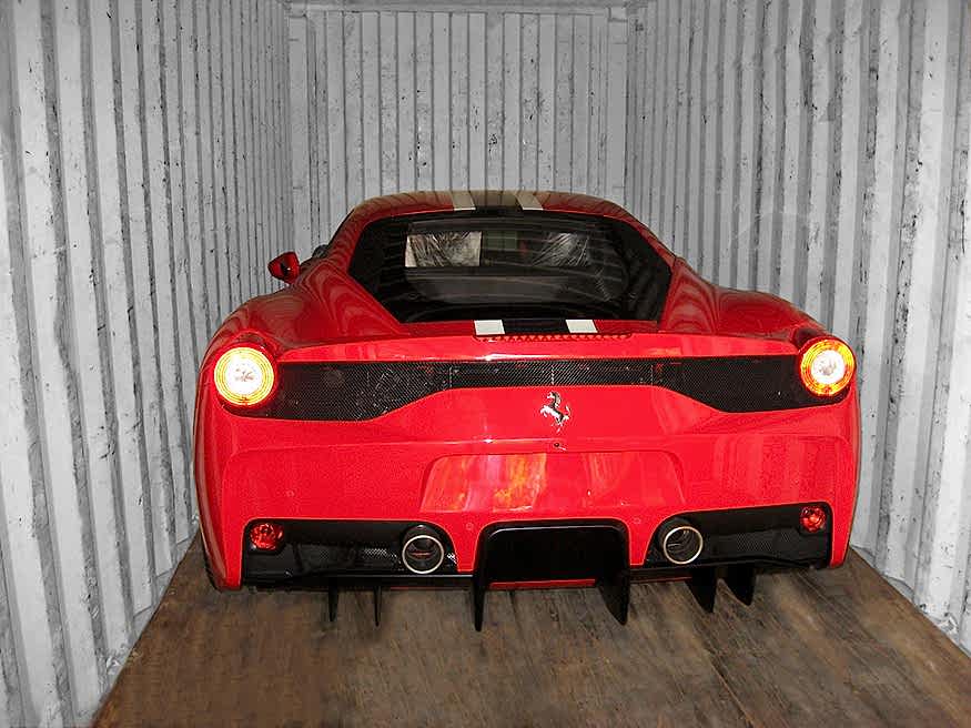 ferarri shipping container